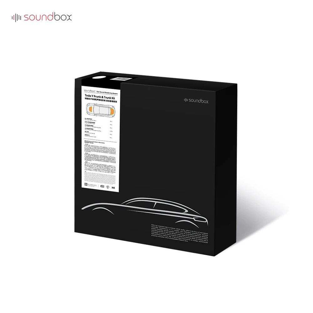 50*50*80cm CM Sound Hot Deadener Mat Noise, Trunk Kit Insulation Engine Firewall Heat Foam Cotton Sticker for Tesla/