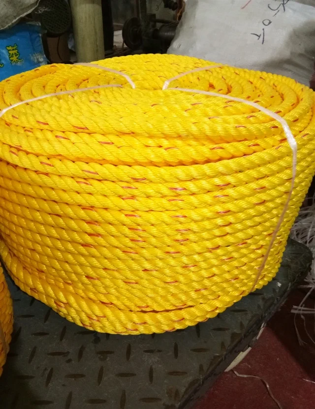 3 strands twisted pp danline rope for marine rope