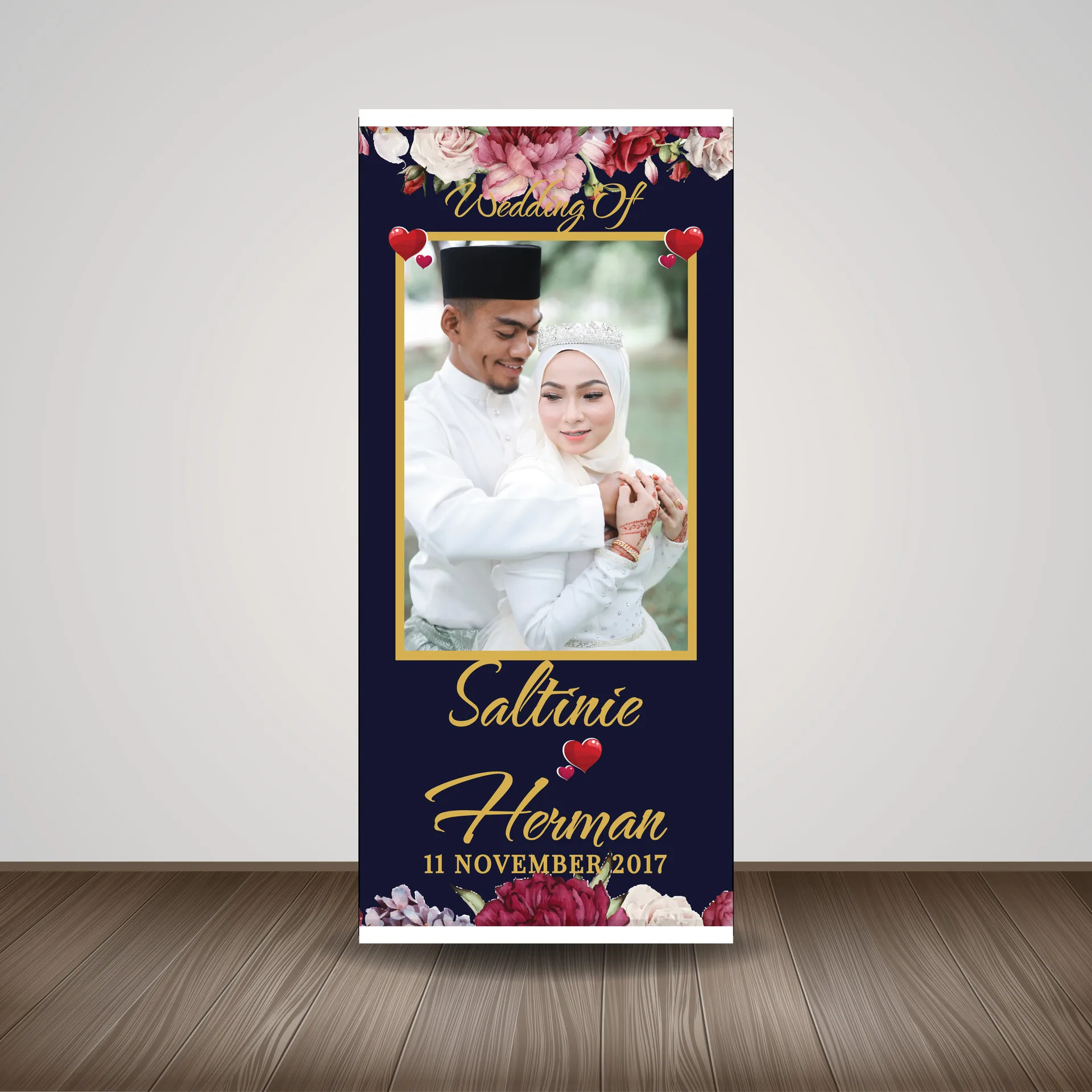 Custom Roll UP Banner Stand Display 31*79 inch Printing Poster Banner With Folding Aluminium Display Stand