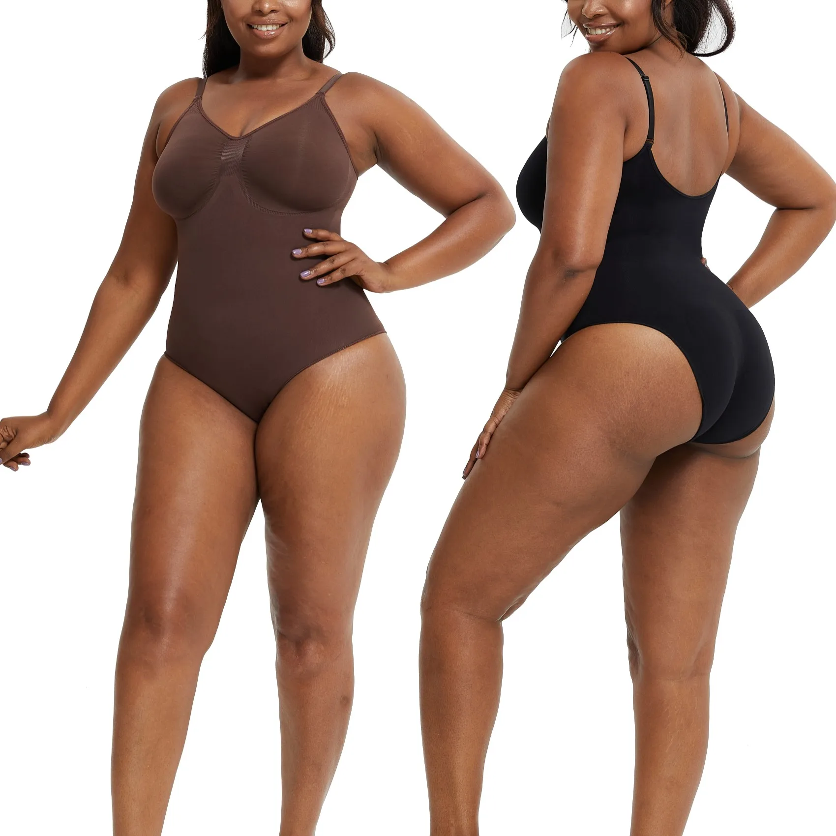 2022 New Drop Shipping Smooth Body Shaper Waist Butt Lifter Firm Control Underwear Plus Size Slim Shapewear Seamless Bodysuit