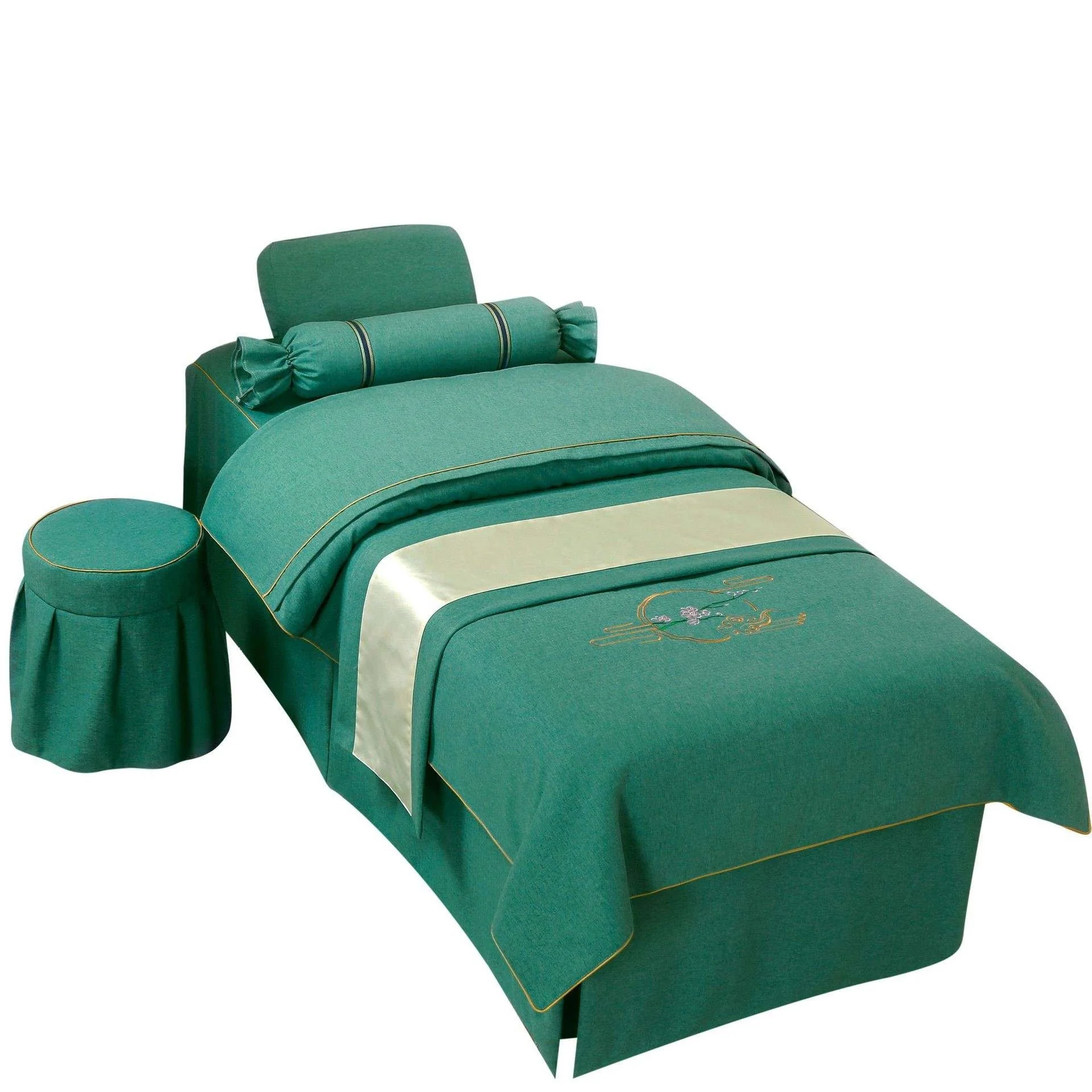 Качественный 100% хлопковый фланелевый бархатный супер мягкий набор из 4 предметов массажное постельное белье простыней для