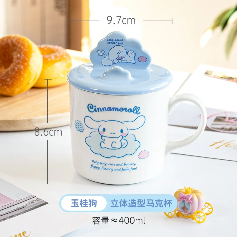 YWMX Cute Creative Mug Kuromi Melody Drinking Cup  Girl Heart Phone Holder Cup Friend Gift Wholesale