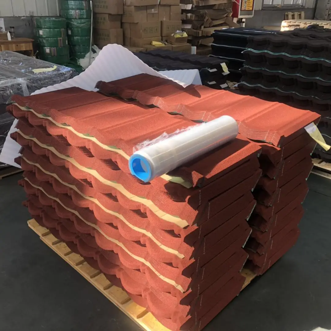 
Construction/Building/Roofing Material Stone Coated Metal Bond Roofing Tile 