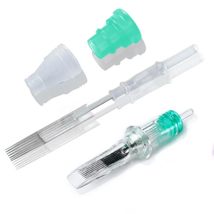 BIGWASP 2022 Selling  Premium Professional Transparent Tattoo Needle Tattoo Cartridges Needles