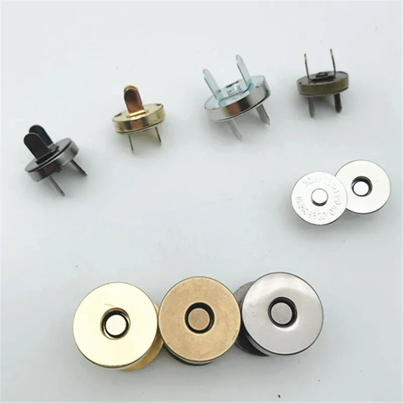 wholesale  Flat back Round Strong Magnet Snap Metal Magnetic Button For Clothing