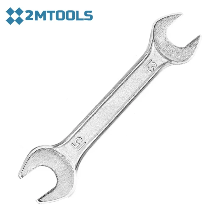 Various Sizes Optional Good Quality Low Price Carbon Steel Chrome plated Double Open end Jaw Spanners