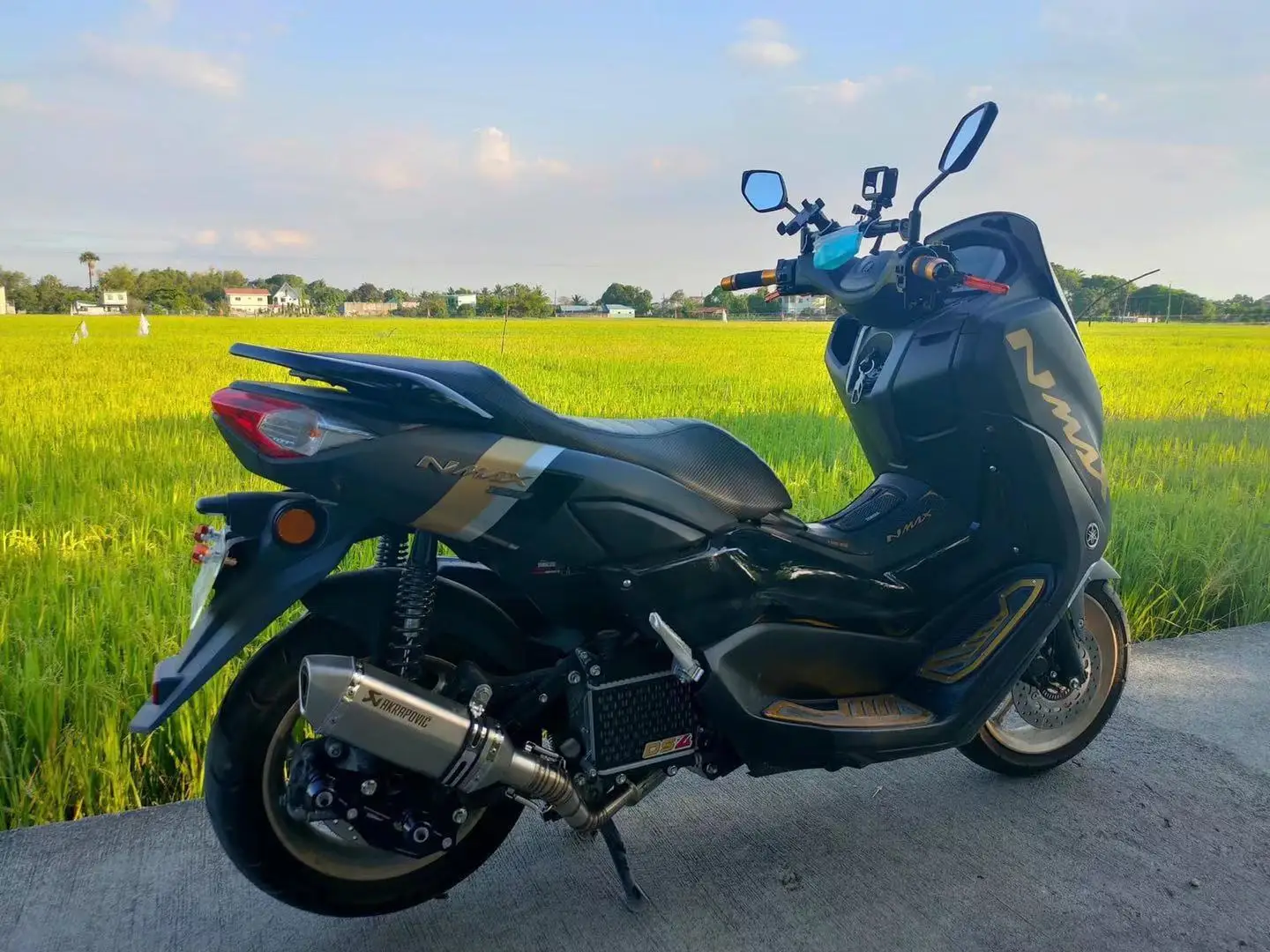 Модифицированная выхлопная труба Nvx125/155 aerox Nvx155 из нержавеющей стали с