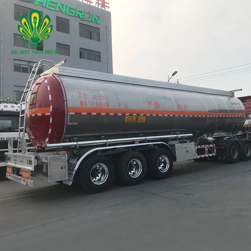 3 Axles Super Large Cubic 60 Cubic Normal Temperature Liquid Transport Tanker Petrol Diesel Fuel Oil Trailer