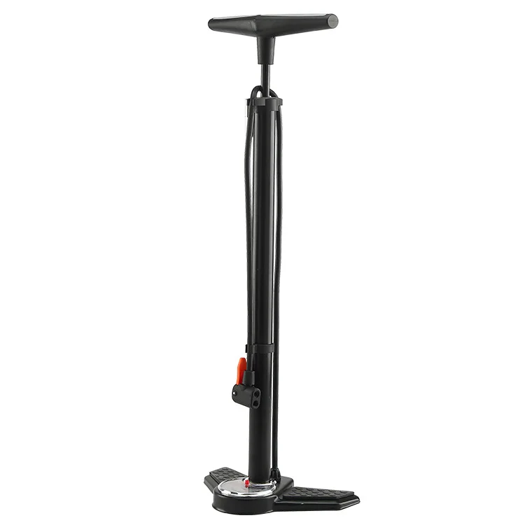 Good quality multipurpose hand balloon pump cheap tire inflator with gauge for bike