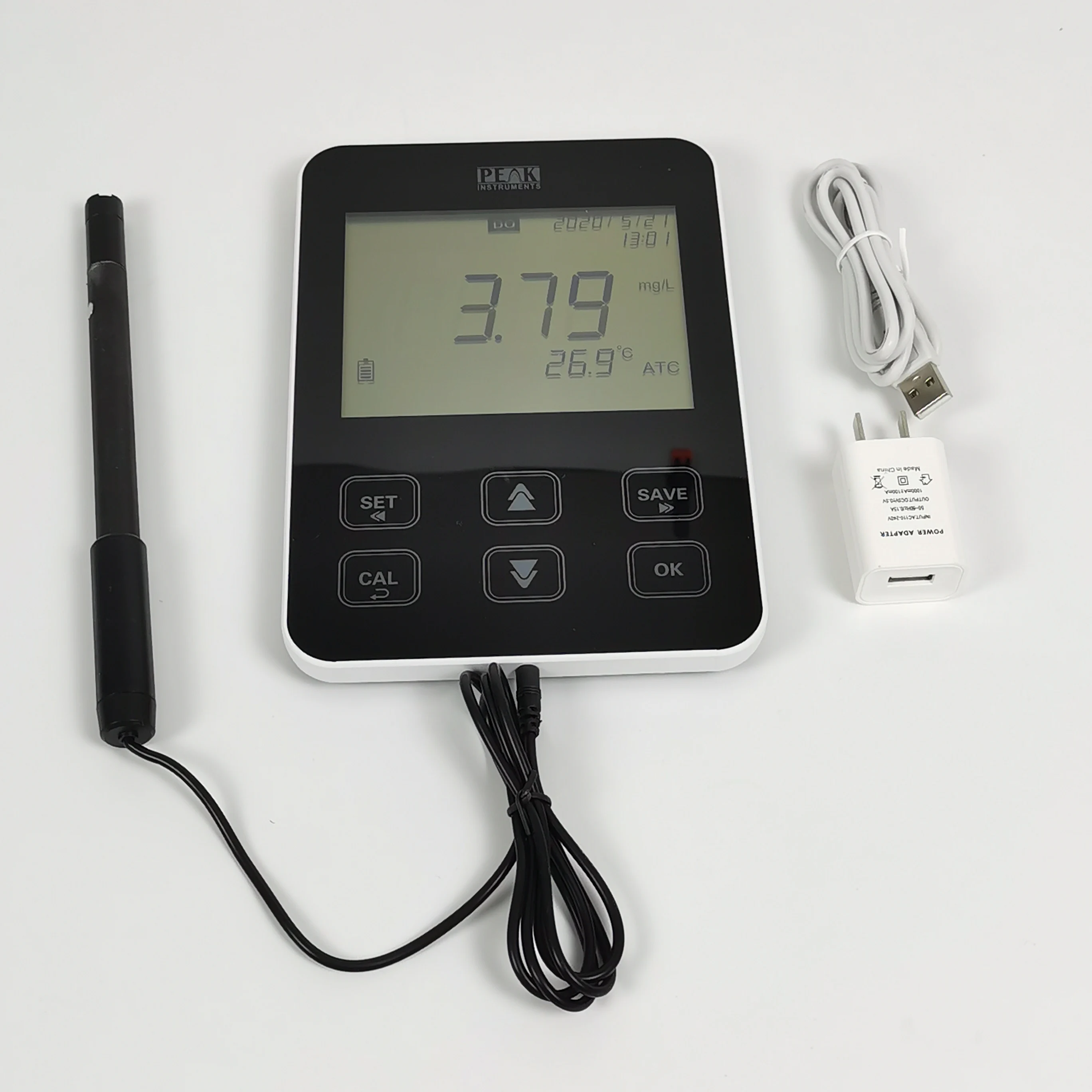 Лабораторный анализатор растворенного кислорода прибор для измерения Ph мВ с сенсорным экраном хорошая