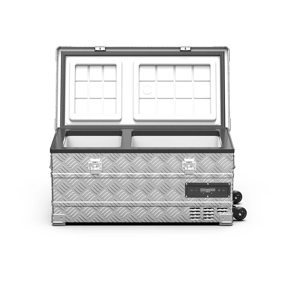 Alpicool Dual Zone12V 24V Fridges 42L cooler box car fridge freezer portable refrigerator