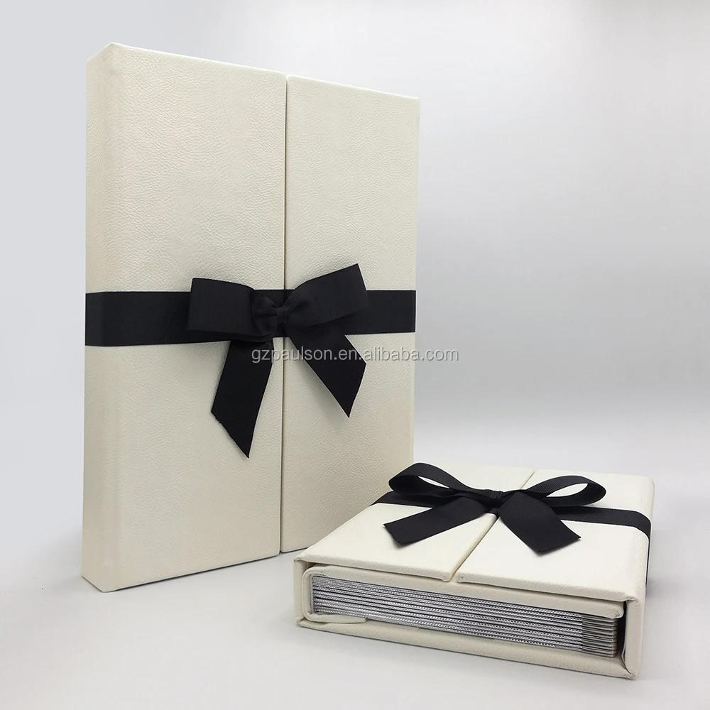 A4+A5 -10P leather wedding set album with box
