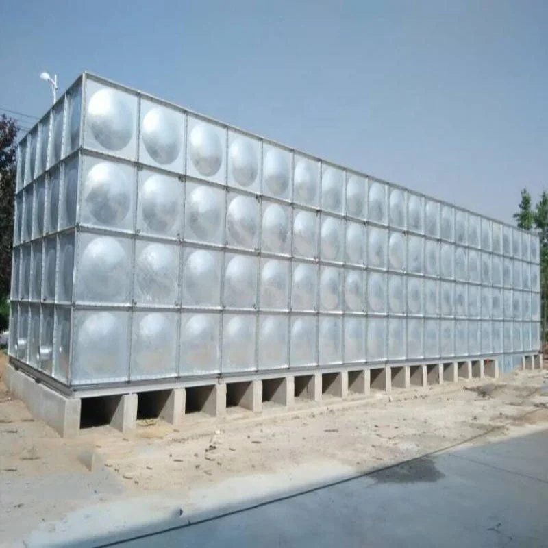 Fire fighting hot pressed panel galvanized steel water tank