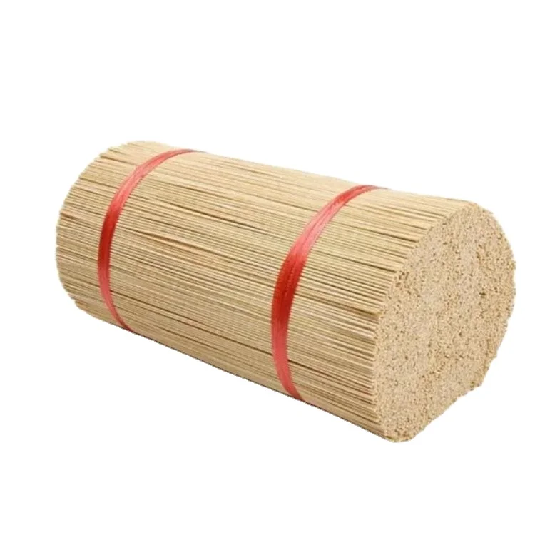 Factory Sale Round Natural 1.3Mm Indian Bamboo Agarbatti Incense Stick