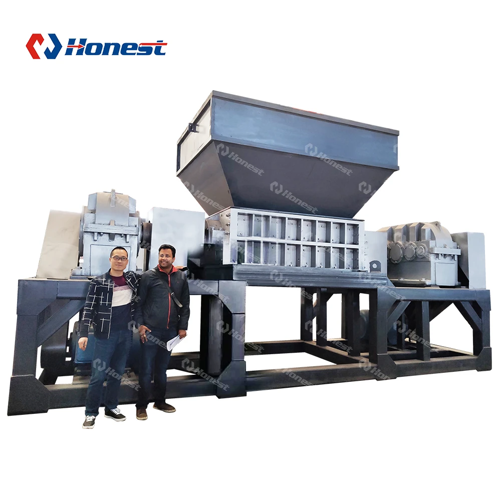 Heavy Tyre Scrap Damage Car Body Shredder Machine On Sale