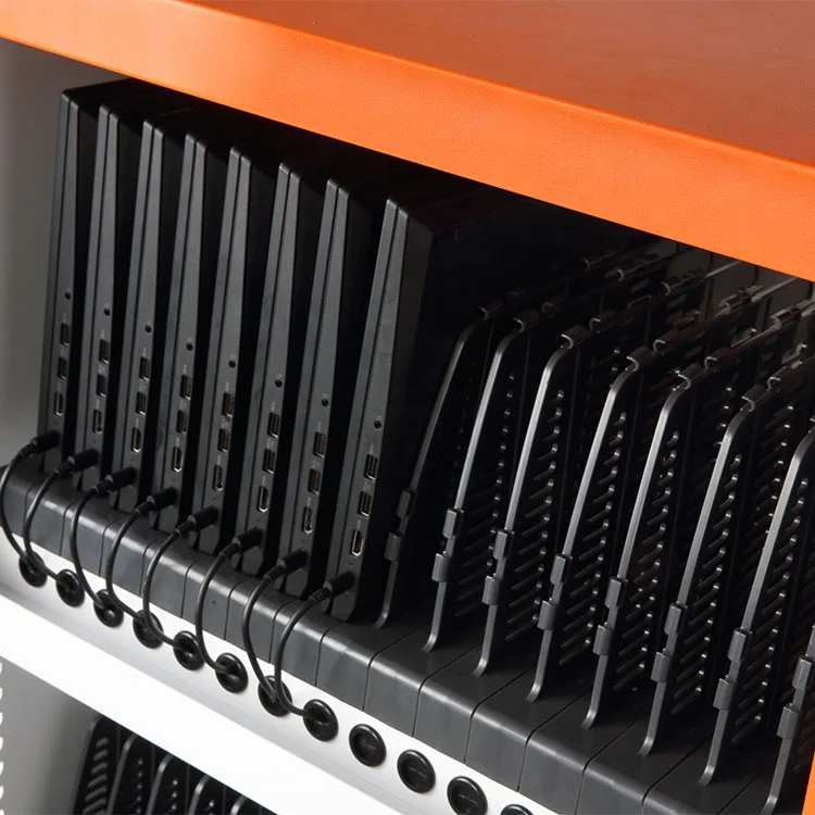 AC telephone charging station for laptop with 32 ports