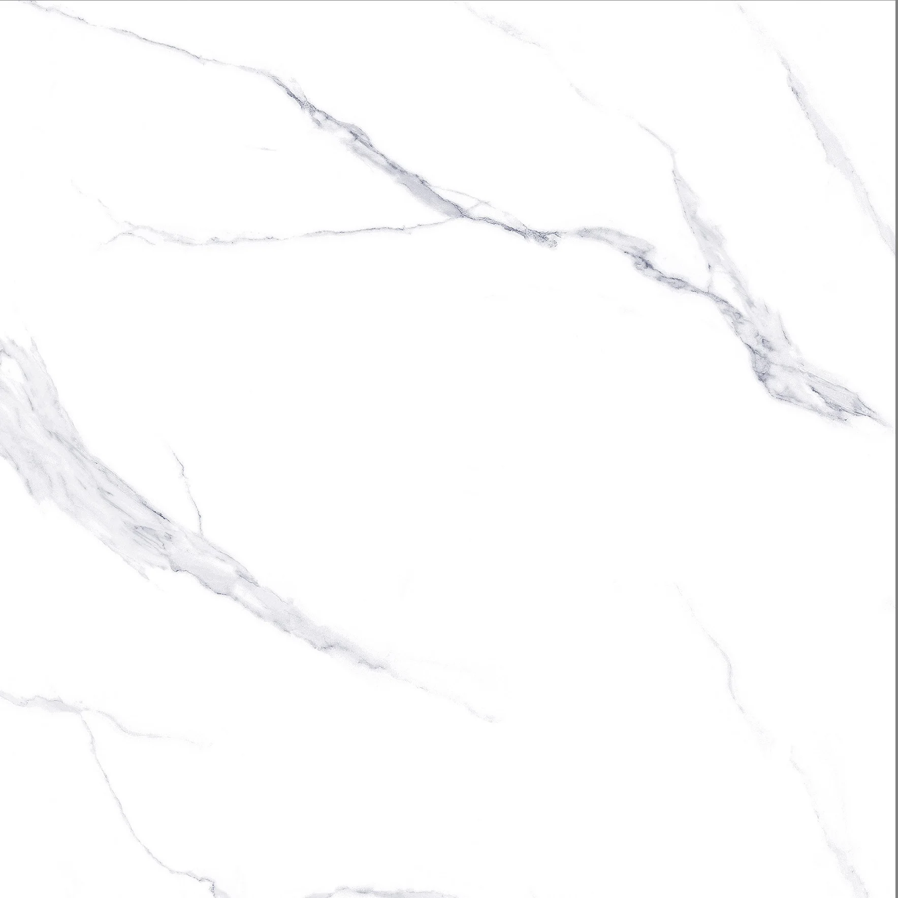 80x80 foshan stock glazed glossy finish nano porcelanato white marble Polished porcelain floor Ceramic Floor Tile