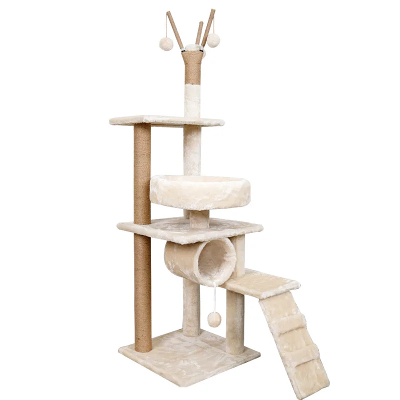 Hot Sale Cat Tree House Home Natural Paradise Popular Large Cat Scratcher Tree