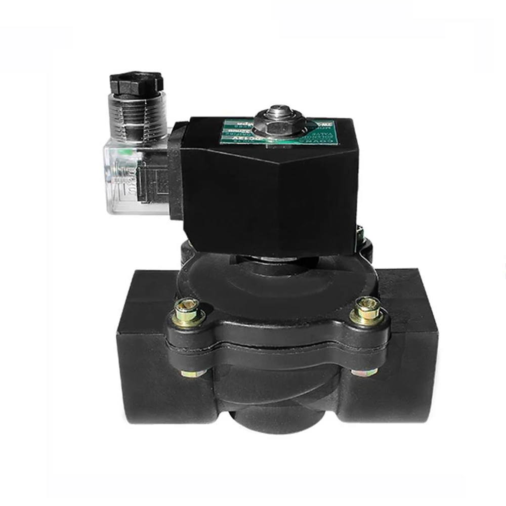 Plastic UPVC DC 12V Gas Water Solenoid Valve Normally Closed Solenoid Valve