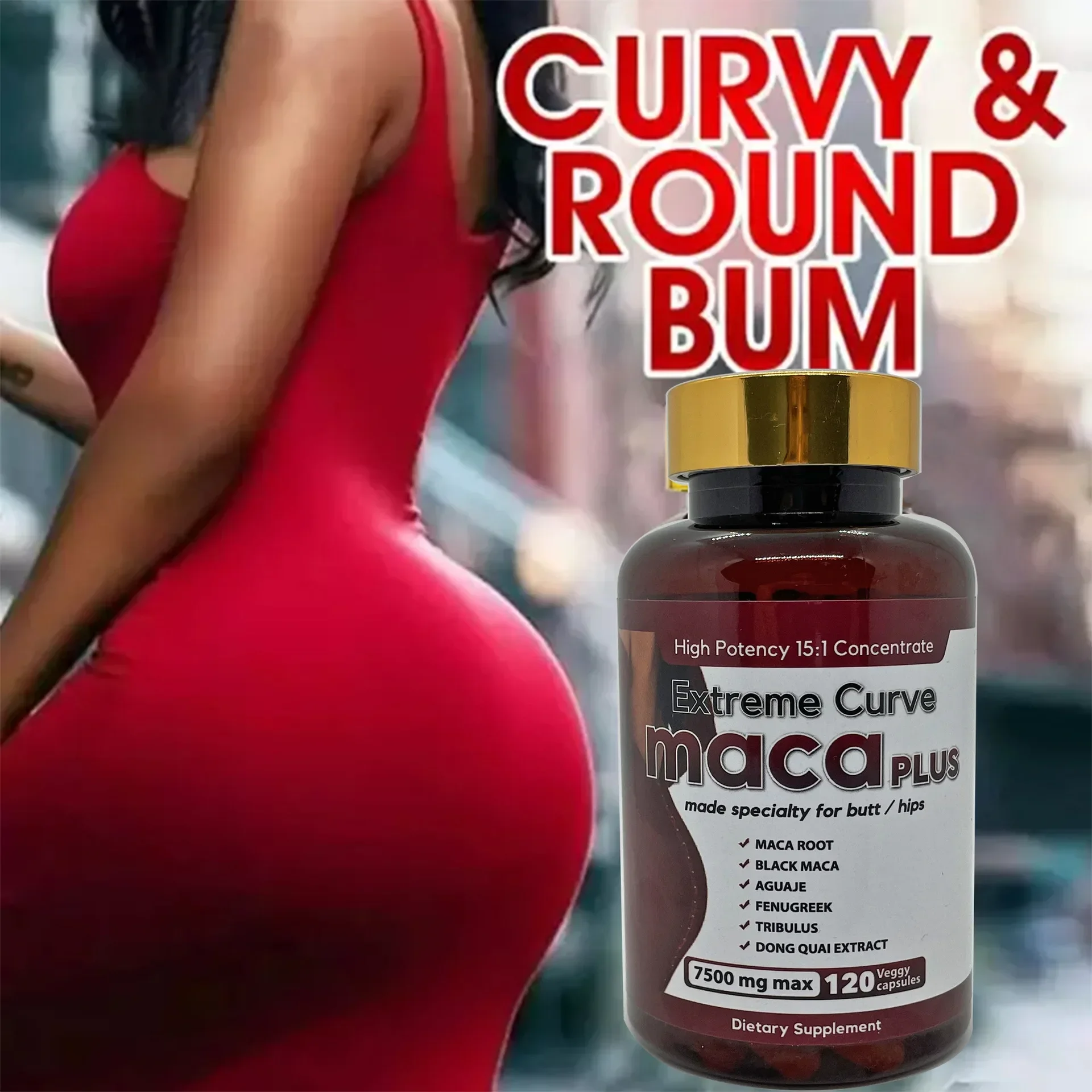 Hip lifting capsule Ultimate Maca Buttock Butt Enhancement Pills Shaping buttocks compact health