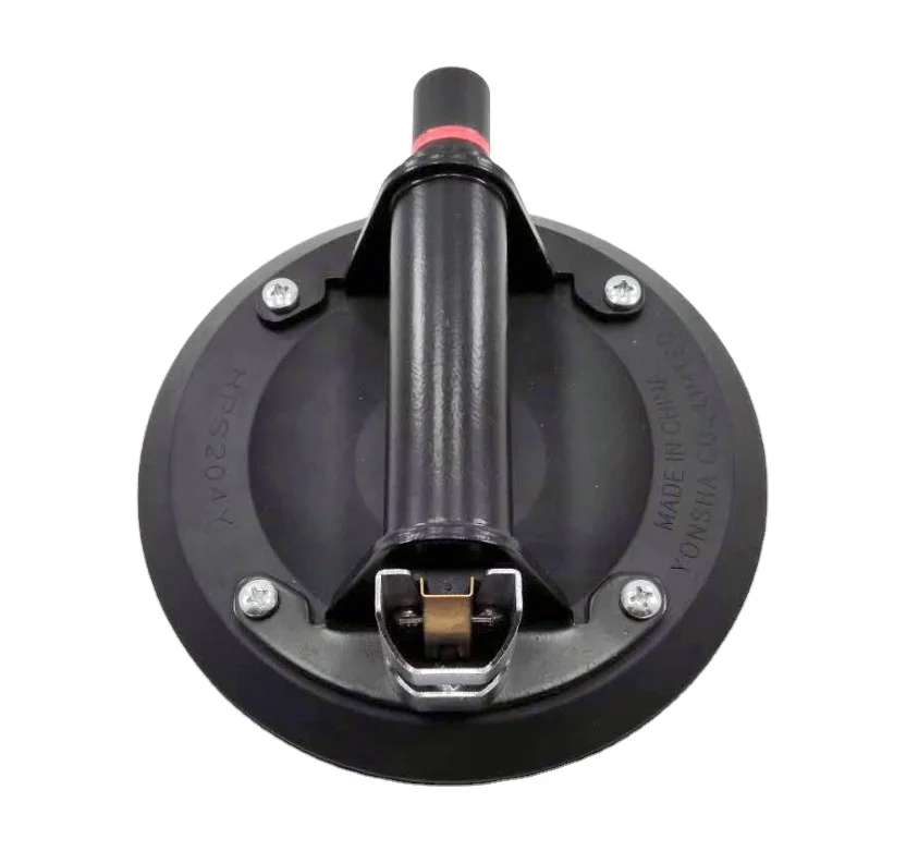 Стеклянная присоска с металлической ручкой