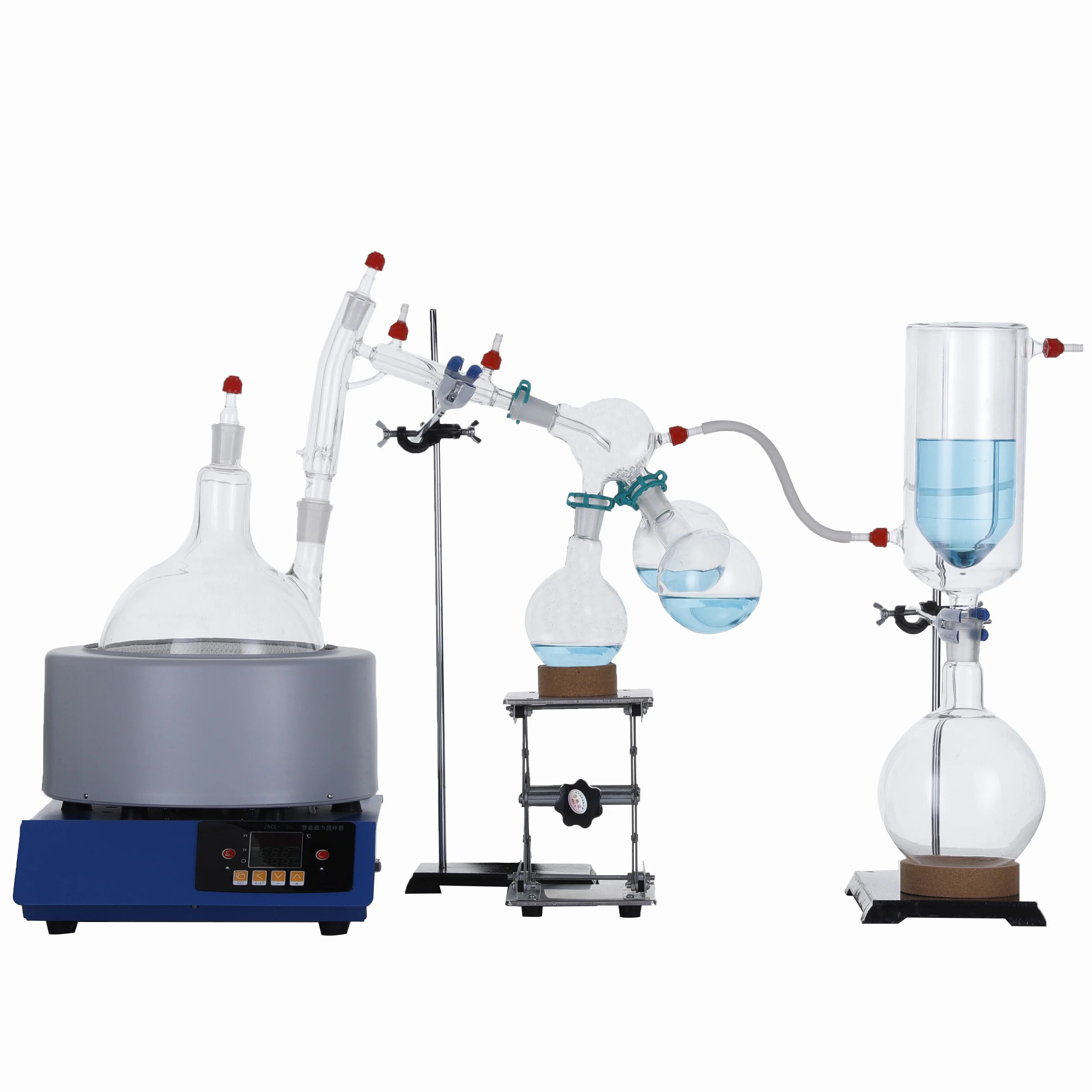 Industrial Fractional Distillation Apparatus 5L Short Path Wiped Film Distillation Kit Price