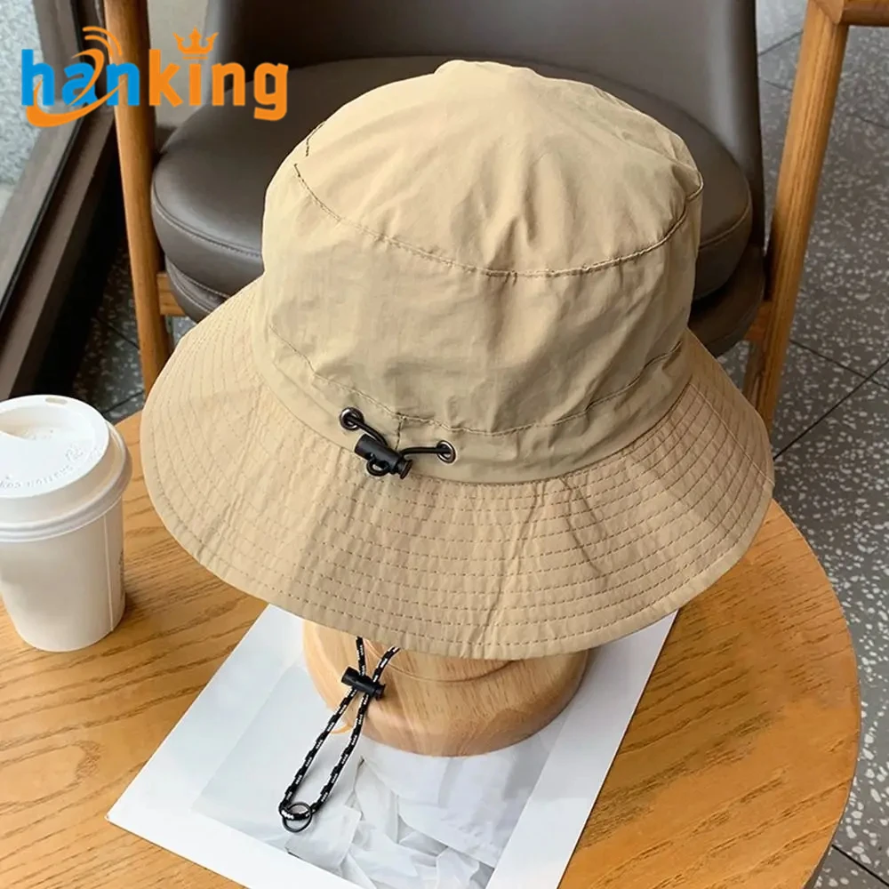 Ehanking Sun Protection Waterproof Bucket Hat Summer Camping Hiking Cap Anti-UV Sun Hat Mountaineering Caps Panama Hat