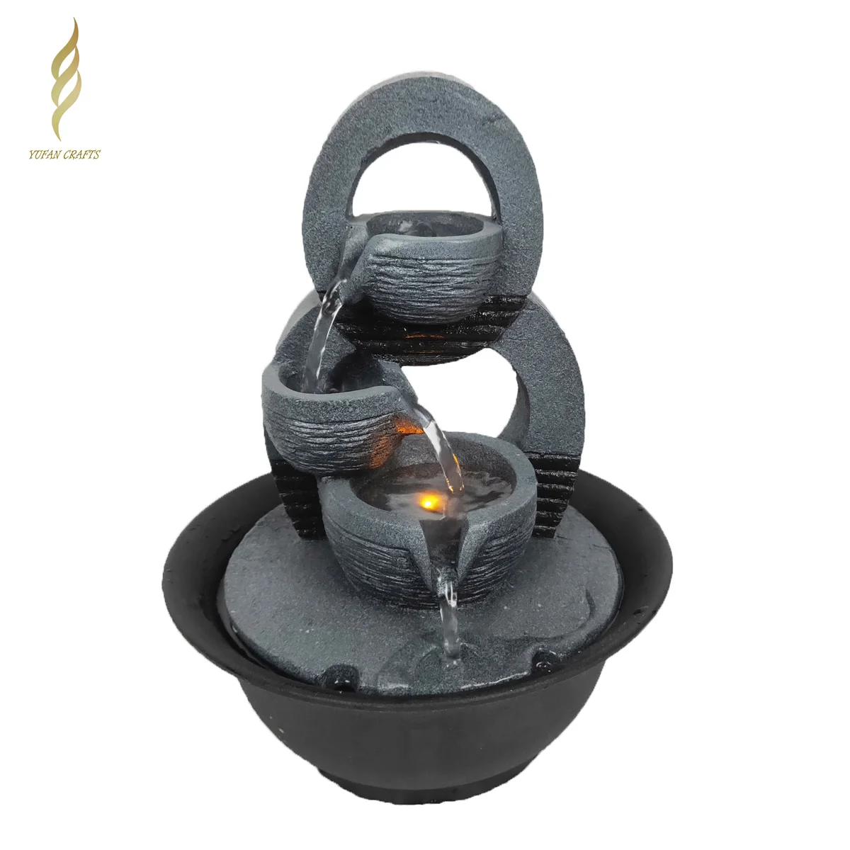 Custom New Design Feng Shui Fountain Indoor Tabletop Water Fountain