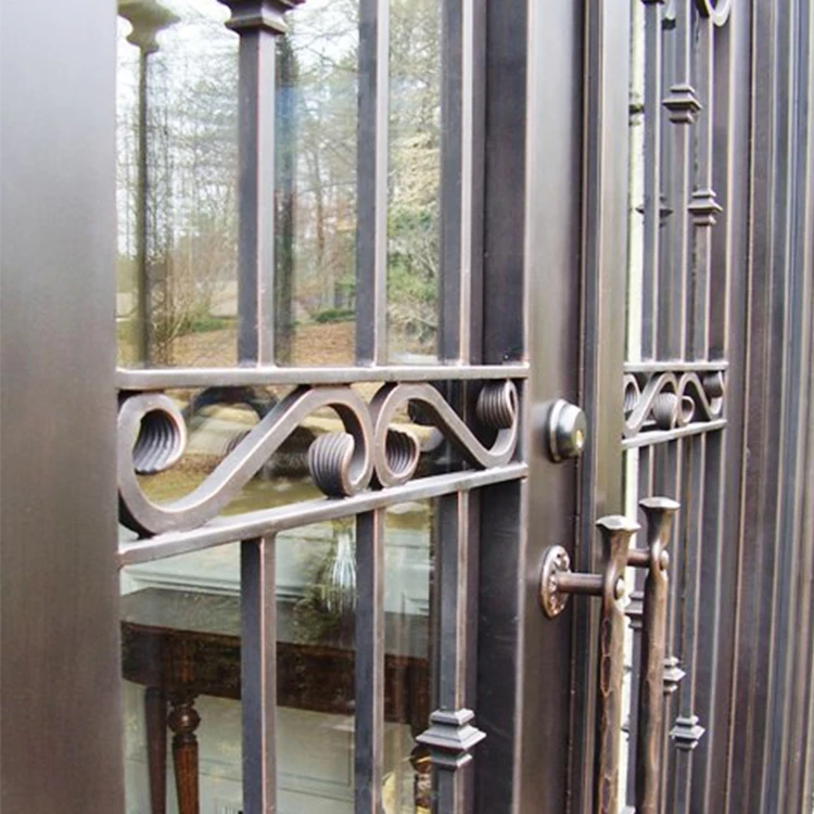 Factory Direct Sell Decorative Parts Wrought Iron Gate Accessories Elements Ornamental