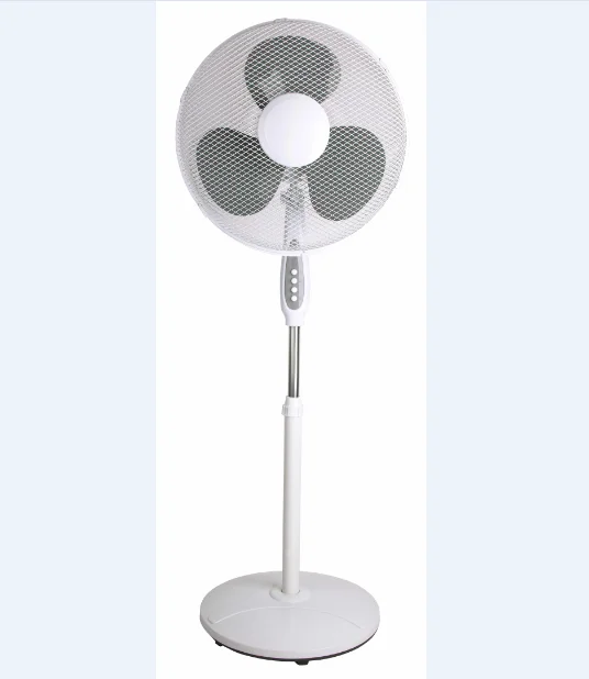 Air cooling  16' Plastic stand fan with Cross base