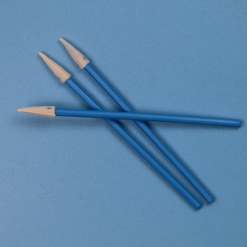 750 Lint Free Mini Pointed Sponge Stick Car Cleaning ESD Foam Swab for Cleanroom