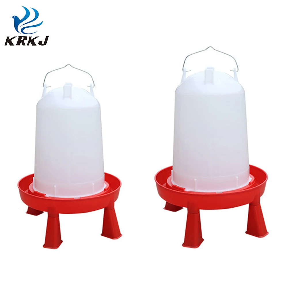 CETTIA KD634 plastic chicken combination water drinker on legs 11 litre for poultry