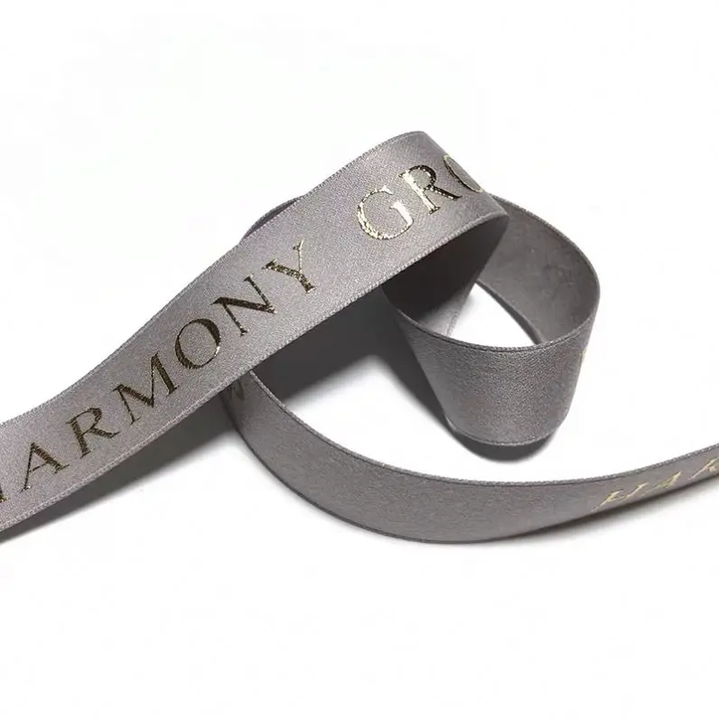 Promotional OEM Wholesale Price Custom Printed Fabric Silk Ribbon