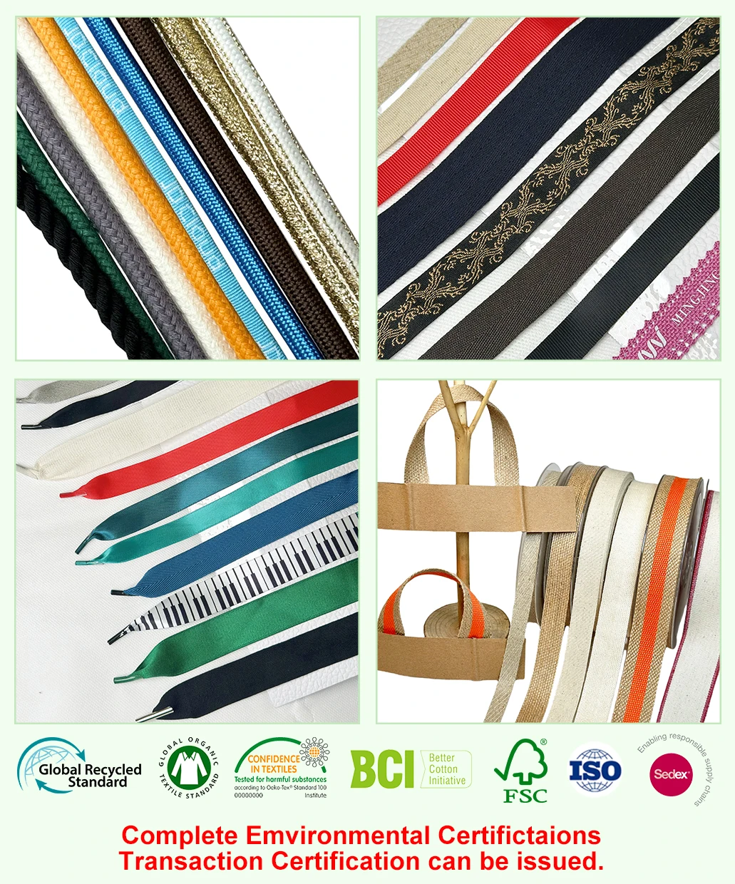 Twisted Polyester Wholesale Cord Macrame Rope Braided Nylon Golden Round Recycled Trims Decorations Multi-color Braid Custom