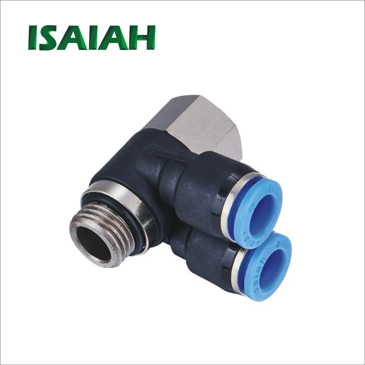 From Ningbo Isaiah Factory  Universal Male Elbow One Touch Tube Air Fittings Pneumatic Quick Connector
