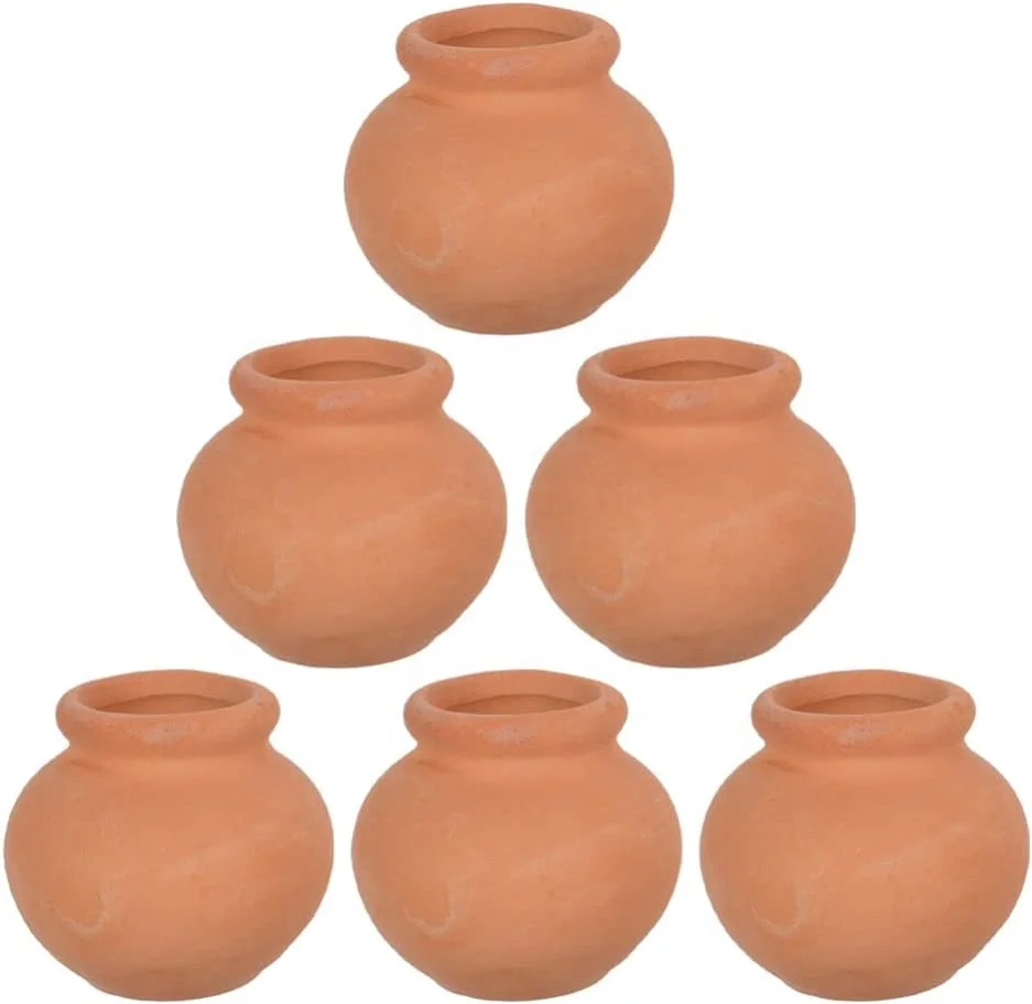 Hot Sell Miniature Tiny Clay Pots Pottery Planters Mini Flower Terracotta Pots for DIY Home Garden Desktop Office Wedding
