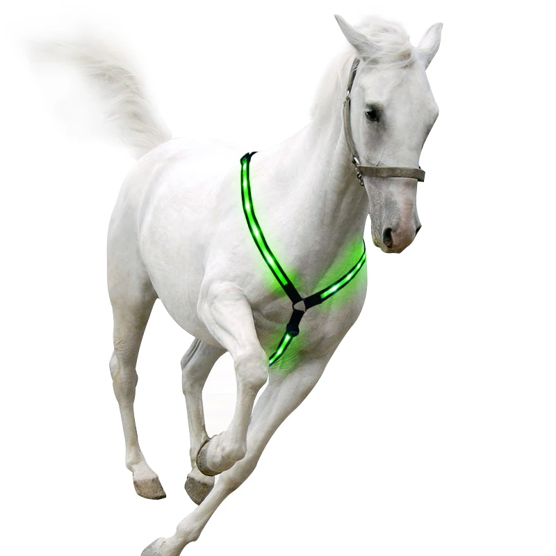 LED Flashing Safety Horse Breastplates