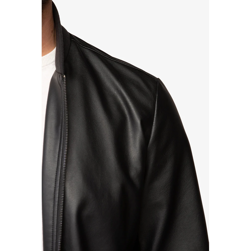 Premium Quality Italian Leather Jacket David Black Italian Leather Jacket Leather Jacket for Men