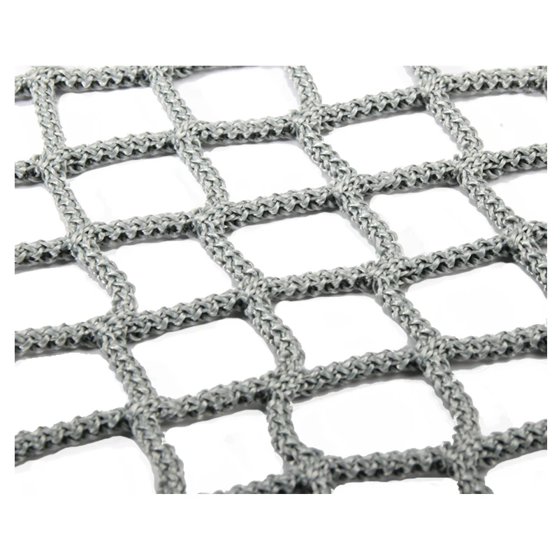 Лидер продаж, заводская цена, серая сетка безопасности для парка развлечений, устойчивая к УФ-излучению