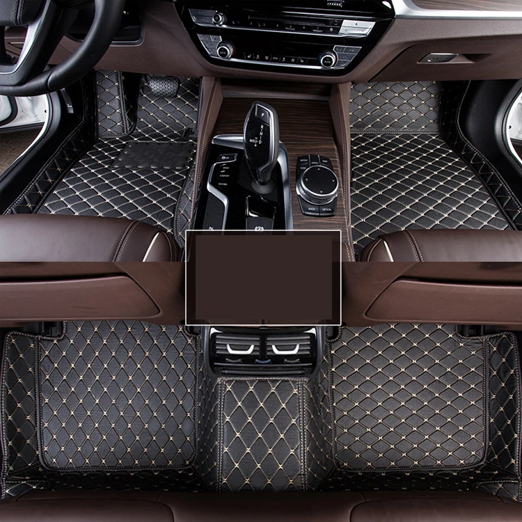 Customized Luxury 7d Single Layer LHD Car Carpet Floor Mats Interior Car Accessories For Toyota Camry 2010