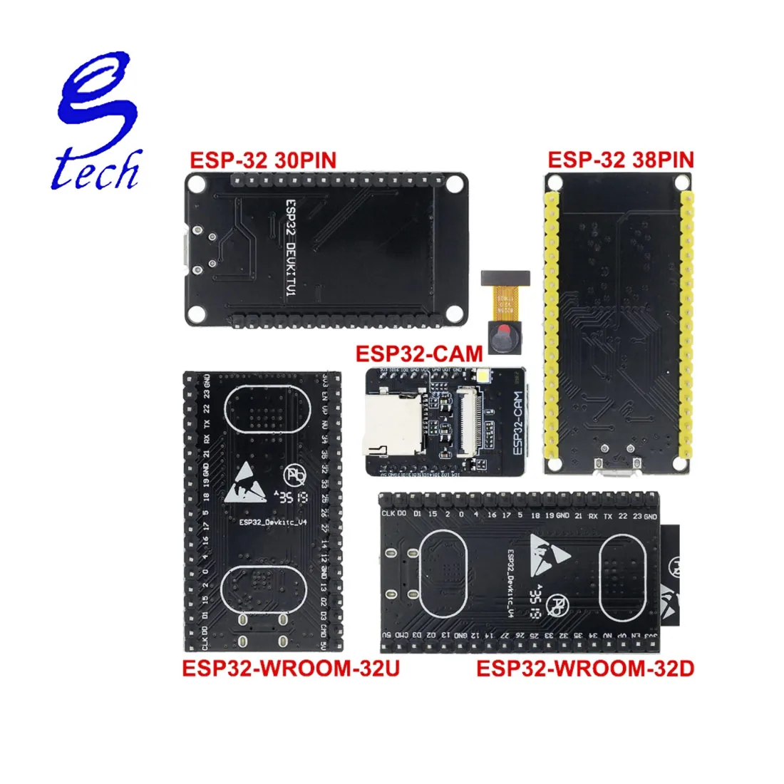 ESP32 S макетная плата последовательный порт, Wi-Fi, Ethernet IoT беспроводная карта ESP-32 30Pin ESP32-CAM ESP-32 ESP32-CH9102X ESP-32 38Pin