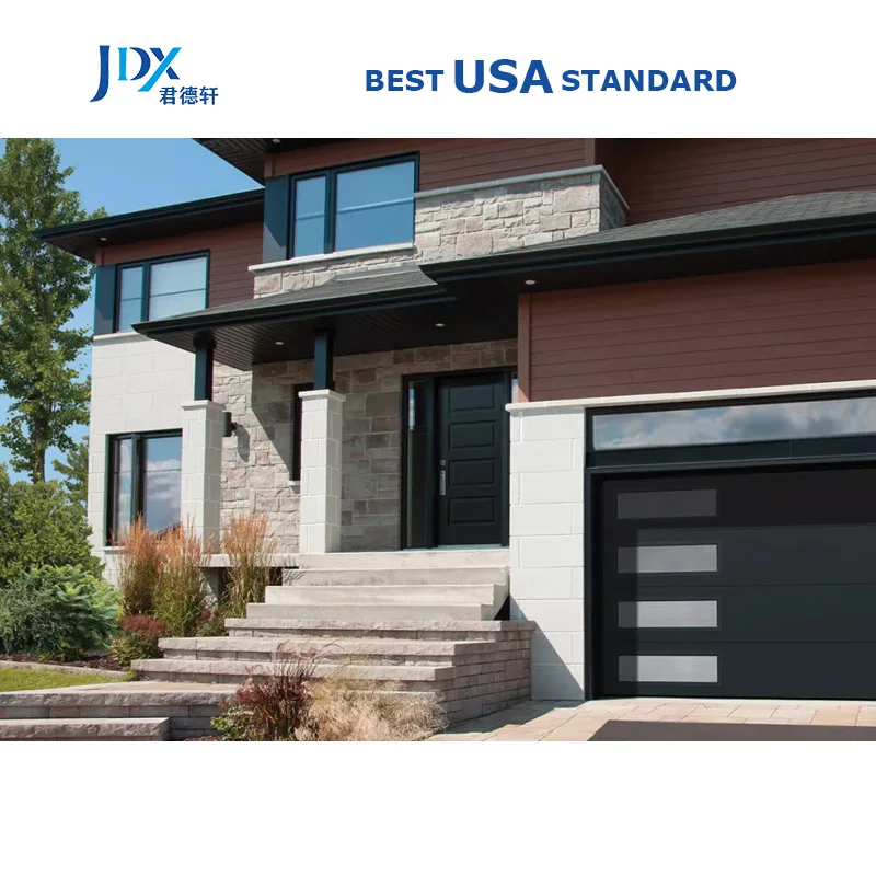 American Modern Aluminium 9x8 Garage Sectional Door For Sales