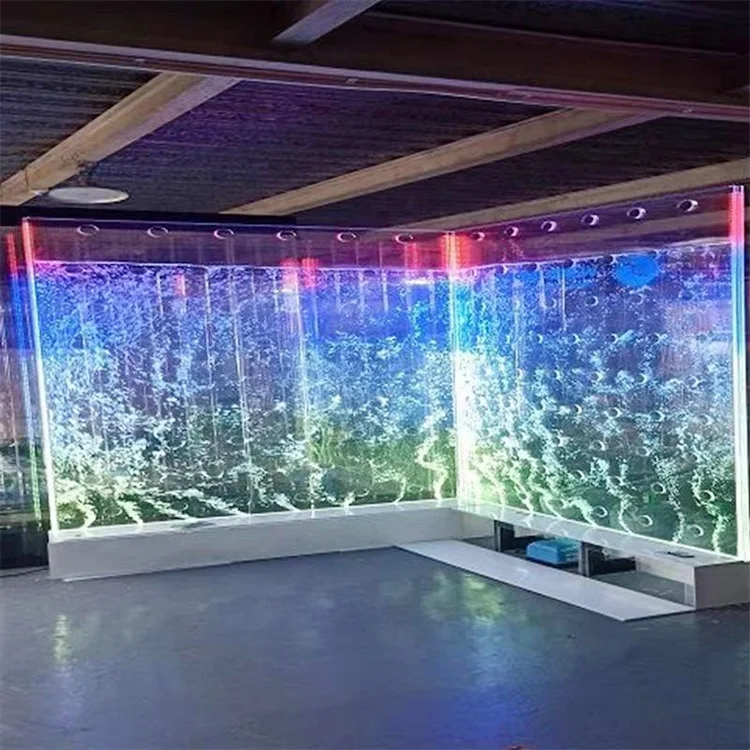 Новый H8 * W8ft 3D программируемая водяная пузырьковая настенная панель для гостиничного проекта