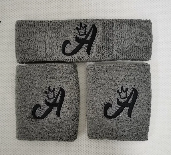 solid colors Unisex Sport pure Cotton Sweatband Wristband Wrist Protector Running Badminton Basketball Terry Cloth Sweat Band