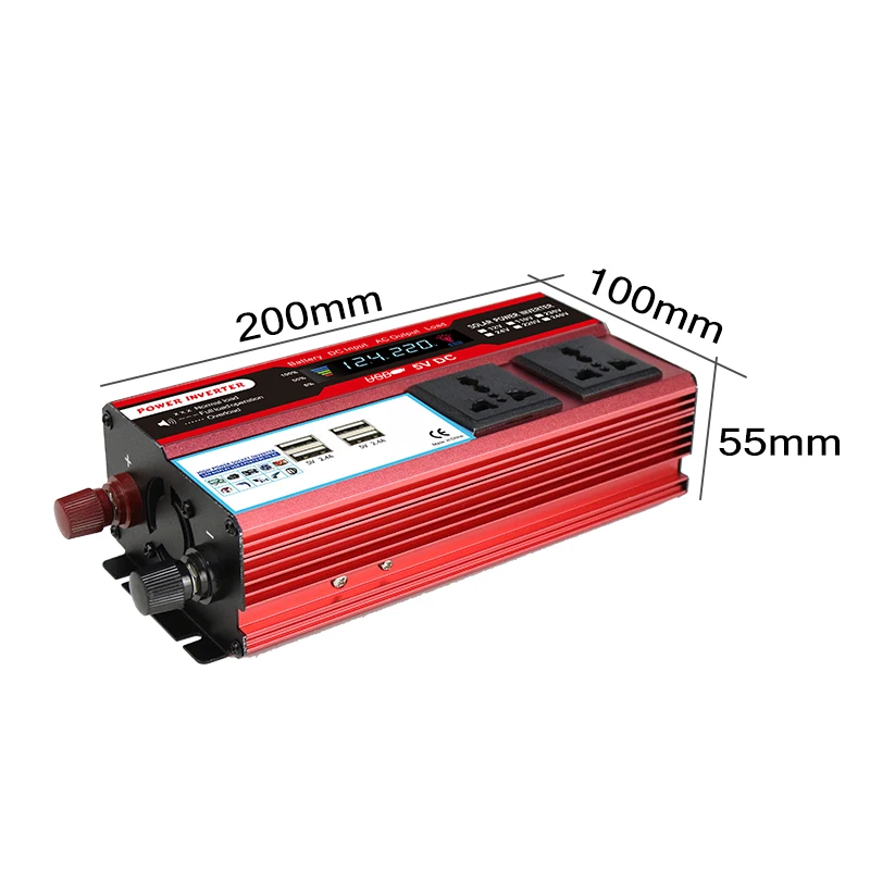 DOXIN 3000W 2000W 1000W DC 12V to AC 220V 50Hz 60Hz инверторы мощности для
