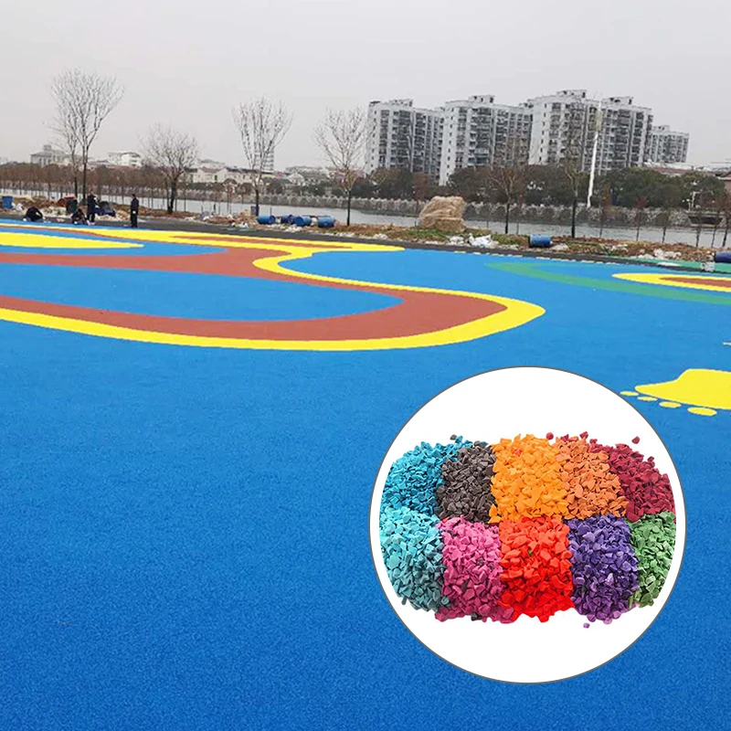 Children Outdoor Playground EPDM Rubber Granules