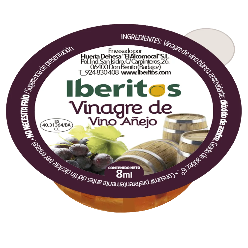 Iberitos вкусный дуэт оливковое масло 10 мл и выдержанный винный уксус 8 соль 1 г коробка для кулинарного использования