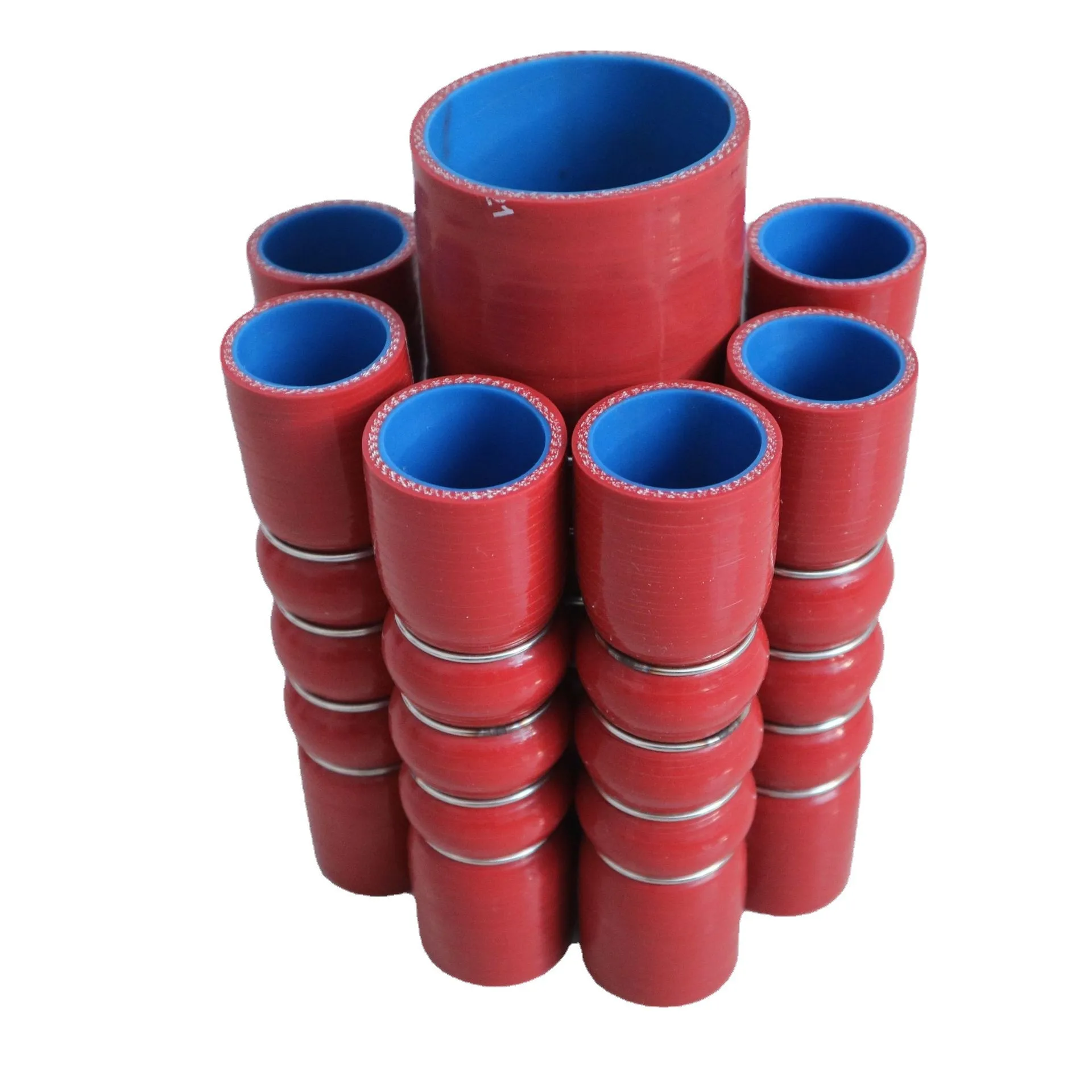Factory direct sales wear-resistant corrugated truck coolant silicone rubber hump hose