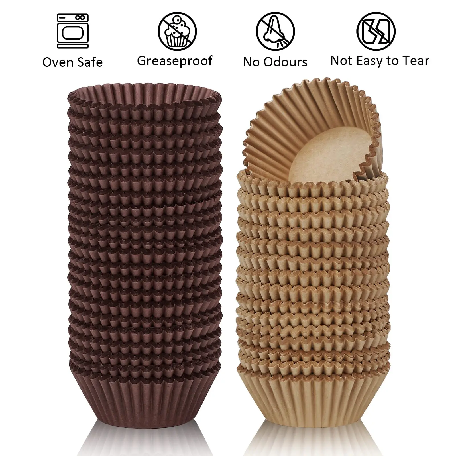 Custom Printed Paper Cupcake Liners  Baking Cups Premium Mini Disposable Capacillo Container 5cm Moldes  Muffin Cups Cake Liners