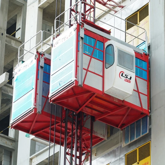 CLSJ Passenger Hoist Mast Section Construction Building Elevator Material Hoist Lift GJJ SC200/200
